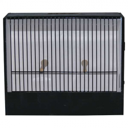 Cage d'exposition oiseaux exotiques
