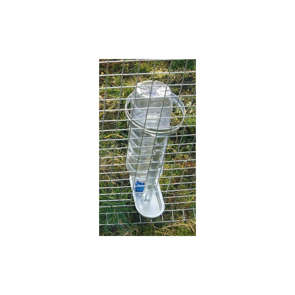 Abreuvoir poule galvanisé double paroi 7L - Gaun - Animal Valley
