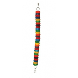 Perchoir bois de multicolore