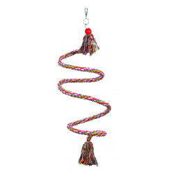 Perchoir Spirale couleurs avec cloche