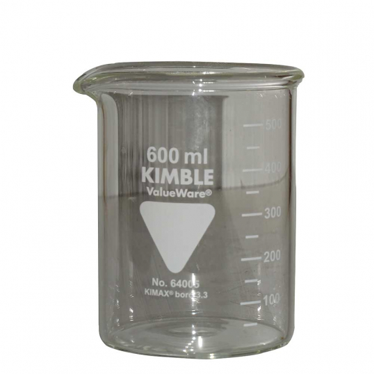 Bécher Kimble gradué 600 ml