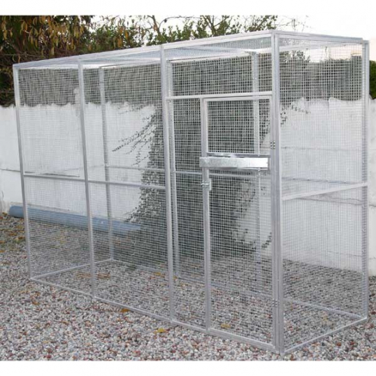 Volière extérieure 3m x 2m maille 19x19 Volière pour perruches