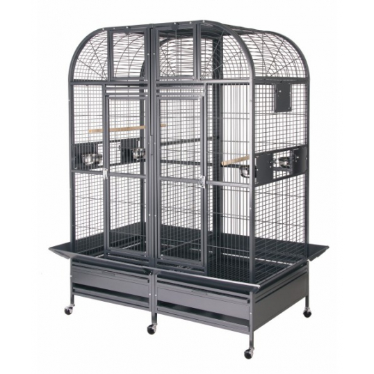 GRANDE VOLIERE CAGE PERROQUET POUR GRIS DU GABON, GRANDE E, GRAND  CACATOES ET ARA ''KINGSTON