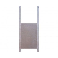 Trappe de sortie aluminium sur rails