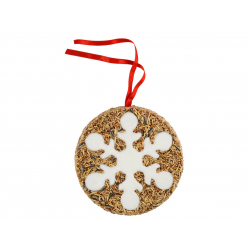 Pizza de graines oiseaux du jardin