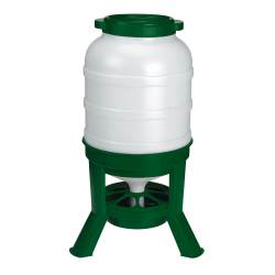 Mangeoire anti gaspillage sur pieds haute contenance