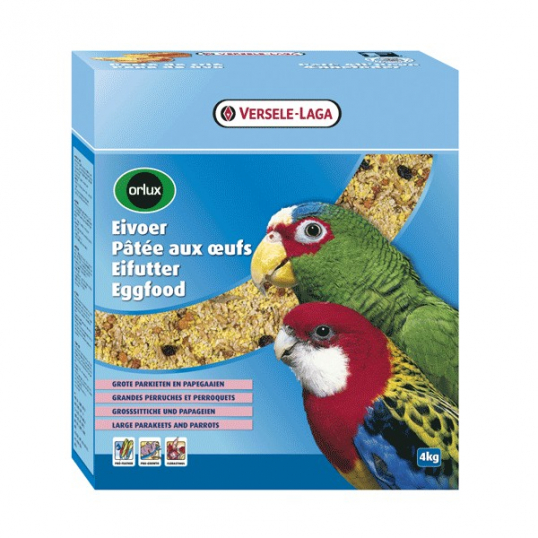 Pâtée aux oeufs sèche grandes perruches + perroquets 4 kg 