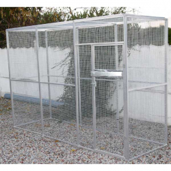 Volière extérieure 3m x 1m maille 25 x 25 (2067),Volière extérieure 3m x 1m maille 25 x 25 (2068)