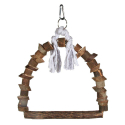 Arche suspendue en bois et corde - Grand