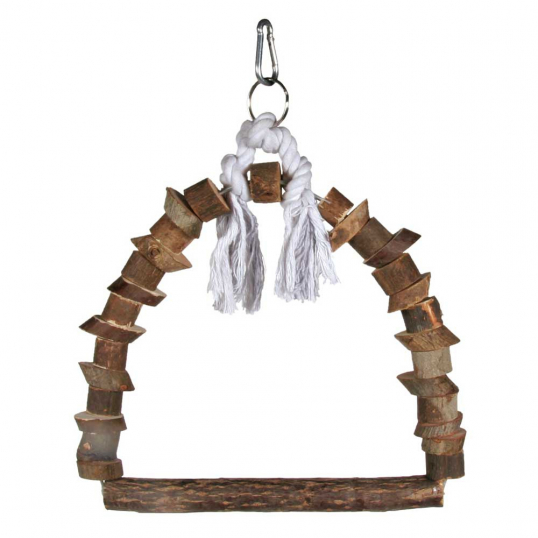 Arche suspendue en bois et corde (2503)