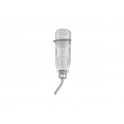 Biberon - Abreuvoir en verre pipette inox 355 ml