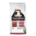 NutriBird T20 Toucan, touracos, mainates - Granulés Extrudés d'élevage pour grands frugivores et insectivores 10 kg