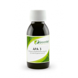 APA 3 GREENVET antibactérien naturel contre la coccidiose et bactéries 100 ml