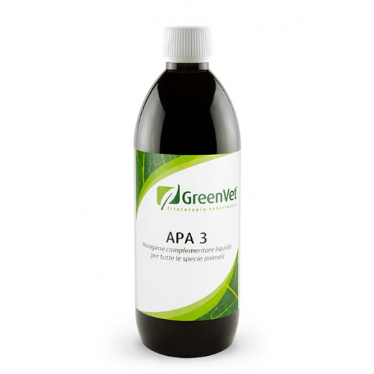 APA 3 GREENVET antibactérien naturel contre la coccidiose et bactéries 500 ml