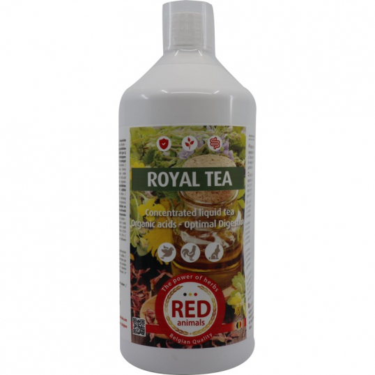 Royal Tea - Thé liquide sur base des plantes, acides, huiles essentielles 1L - Red Animals