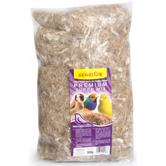 Bourre Nid Super Mix pour oiseaux indigènes 500gr