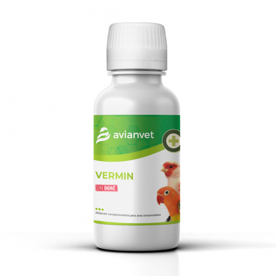 Vermin Avianvet - Vermifuge liquide pour oiseaux 100ml