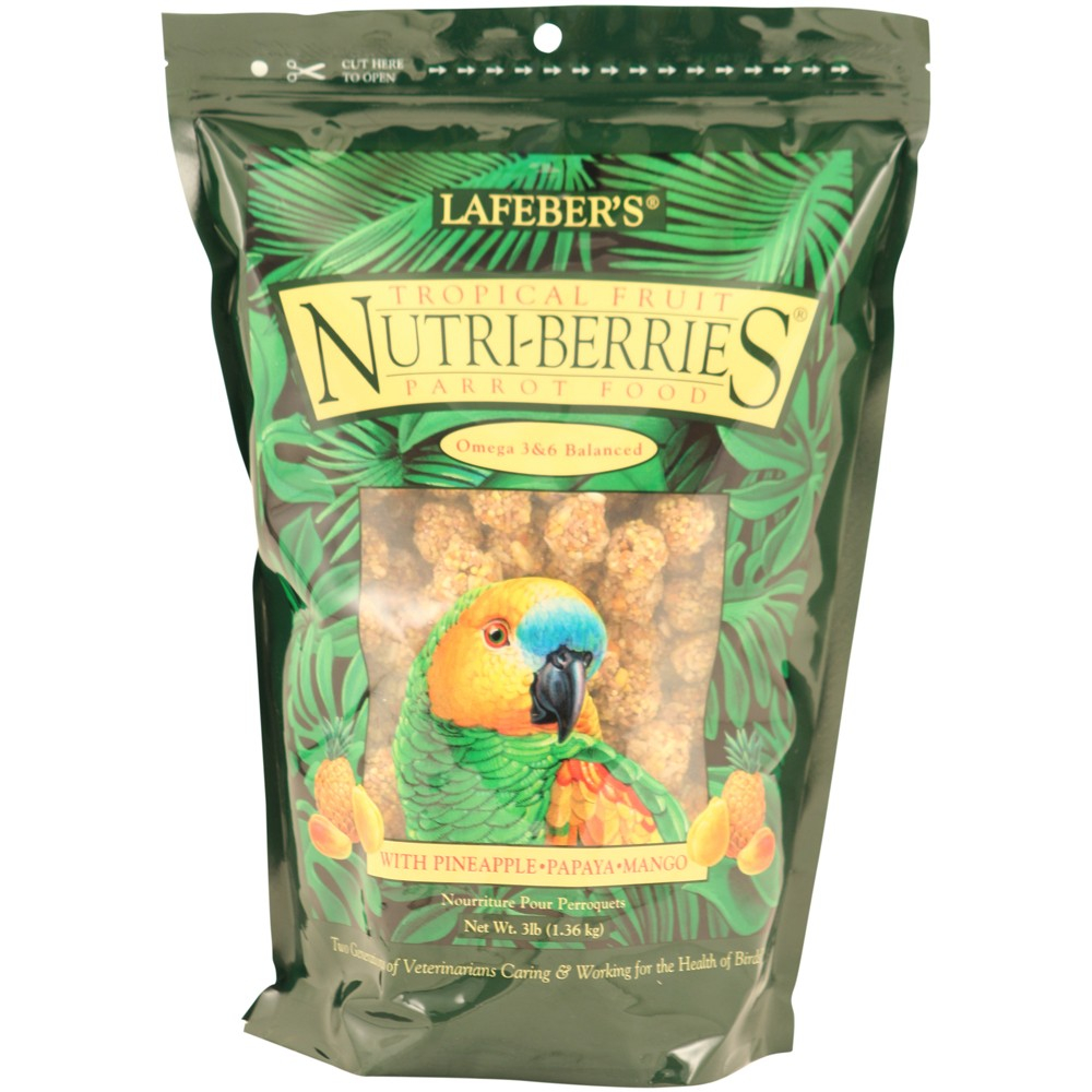 Lafeber - Nutri-Berries Tropical Fruit 1,36 kg - Repas Complet pour Perroquets