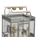 Cage Montana Finca II Play Anthracite : Cage perruche et perroquet