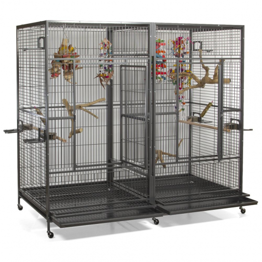 Grands cages à oiseaux, accessoires pour perroquet, accent pour