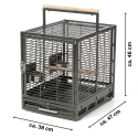 Cage de transport pliable Travel Montana anthracite