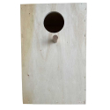 Nid grande perruche, petit perroquet trappe droite en bois contreplaqué 10 mm