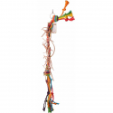 Fusion de cuir sisal et corde XL 104cm - Back Zoo Nature - Jouet perroquet