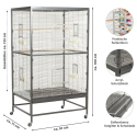 Montana Cages Paradiso 90 Antik - Grande cage volière pour perruche