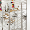 Cage en Inox Arkansas I Montana - Cages Inox pour perroquets.