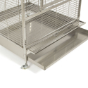 Cage en Inox Arkansas I Montana - Cages Inox pour perroquets.