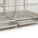 Cage Double Perroquet En INOX Arkansas II - Montana