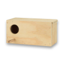 Nid en bois contreplaqué horizontal pour petites perruches
