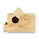 Nid en bois contreplaqué avec tiroir horizontal pour Loris - Modele 1