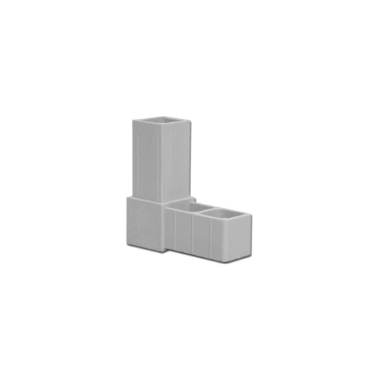 Embout L en 25 x 25 x 2 mm