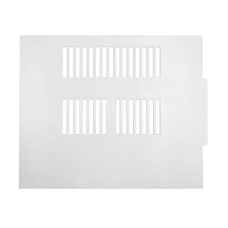 Plaque de Séparation en Plastique Ajourée pour Cages 2GR Pliables 90 ou 120 cm - Blanche