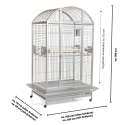 Cage Perroquet Montana Castell Nova Dome Platinium