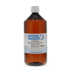 Huile de foie de Morue pour oiseaux riche en acide gras omega 3 - 1L