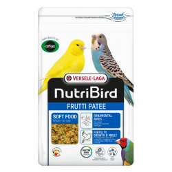 Nutribird Frutti pâtée - Pâtée aux fruits pour oiseaux exotiques, canaris et perruches - 1 kg