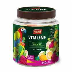 Vitaline Biscuits aux Légumes pour perroquets aux Arômes Naturels Idéal Friandises - 240g
