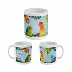 Mug Sérigraphie Petite Perruche : Spécial cadeau