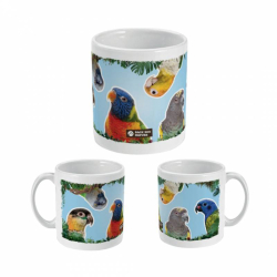Mug Sérigraphie Petit Perroquet : Spécial cadeau