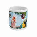 Mug Sérigraphie Grand Perroquet : Spécial cadeau