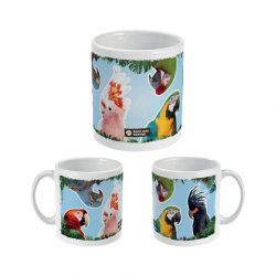 Mug Sérigraphie Grand Perroquet : Spécial cadeau