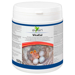 Vitacal Calcium Vitamines et Minéraux en poudre pour oiseaux 500g - Avian