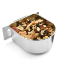 Mangeoire Inox pour Cages Montana - Moyen 10cm