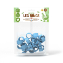 Bagues à clips diamètre 16 mm pour poules - Par 25