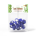 Bagues à clips diamètre 16 mm pour poules - Par 25