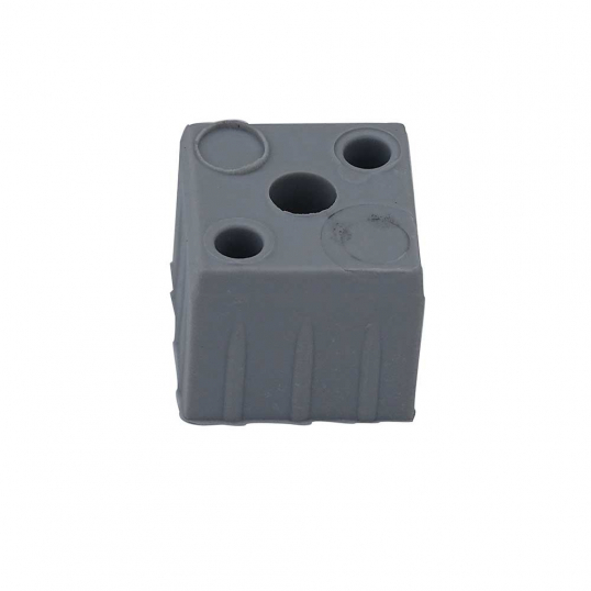 Embout carré 1WFZ en 25 x 25 - Pour tube carré aluminium en 25*25*2 mm