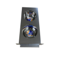 Tiroir coulissant d'alimentation Inox 2 bols