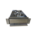 Tiroir coulissant d'alimentation Inox 2 bols